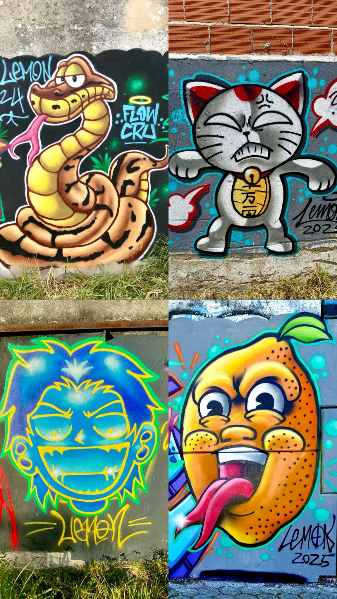 Estudos e personagens